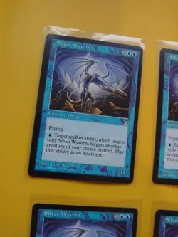 Silver Wyvern. Stronghold. rare RESERVED LIST PLAYSET Old Vintage. MTG 4 Card - Image 5