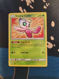 Shining Celebi SM79 Black Star Promo Pokemon Trading Card Game - Image 1