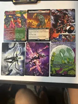 6x MTG Spider-Man Full art Cards HTF Cards - Image 1
