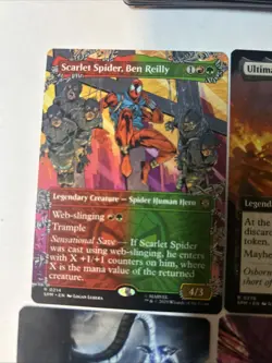 6x MTG Spider-Man Full art Cards HTF Cards - Image 5