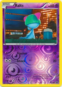 Ralts 55/99 Reverse Holo Next Destinies Pokemon Card NM - Image 1