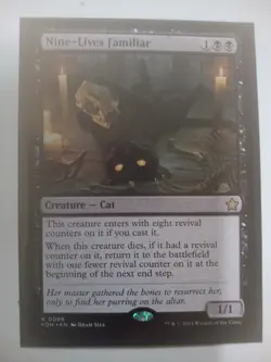 Nine Lives Familiar NM Foundations Rare Magic The Gathering Card - Image 1