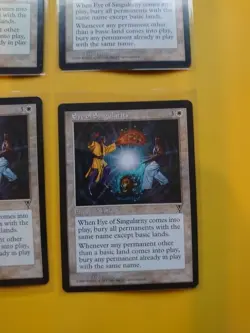 Eye of Singularity VISIONS RARE RESERVED LIST PLAYSET Old Vintage. MTG 4 Card - Image 2