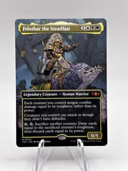Felothar the Steadfast 0004 Borderless Tarkir: Dragonstorm TDC MTG NM - Image 1