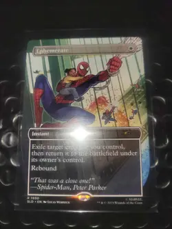 Spider-Man Secret Lair MTG Heroic Deeds Ephemerate - Image 1