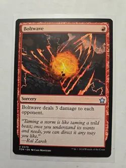 Boltwave - Foundations - LP - Uncommon - Sorcery - MTG Magic - Image 1