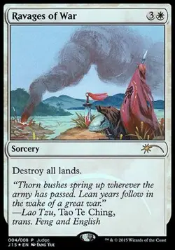 Magic MTG Judge Promo FOIL Ravages of War NEAR MINT NM - Image 1