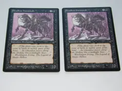 Headless Horseman x2 walking dead x1 Legends NM Nev played MAGIC THE GATHERING - Image 1