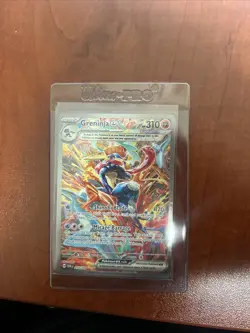 Pokemon TCG Scarlet Violet Twilight Masquerade Greninja EX #214/167 NM - Image 1