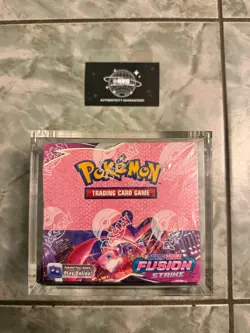 $300OFF ✅ TYGFT20 Pokemon Fusion Strike Booster Box In Acrylic Case Sealed S&S - Image 1