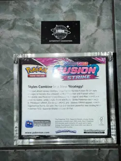 $300OFF ✅ TYGFT20 Pokemon Fusion Strike Booster Box In Acrylic Case Sealed S&S - Image 4
