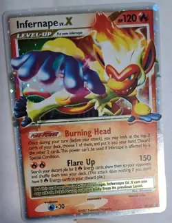 Infernape LV.X DP10 Holo Diamond and Pearl Black Star Promo Pokemon TCG (LP) - Image 1