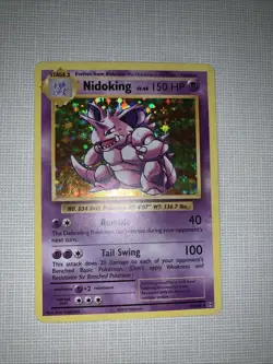 2016 Pokemon XY Evolutions #45/108 Nidoking Holo LP - Image 1