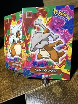 Pokemon Electric #104-105 Cubone And Marowak Holo - Image 2