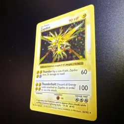 Zapdos Holo 16/102 Base Set 1999 Shadowless Pokemon WOTC NM - Image 3