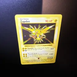 Zapdos Holo 16/102 Base Set 1999 Shadowless Pokemon WOTC NM - Image 5