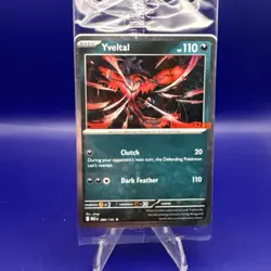 Sealed Yveltal 088/132 Reverse Holo Mega Evolution Pokemon GAMESTOP PROMO - Image 1