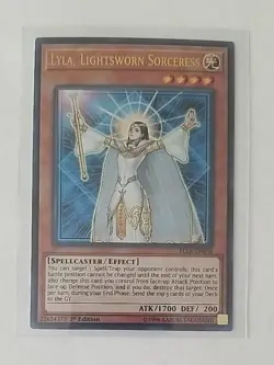 Yugioh Lyla, Lightsworn Sorceress BLLR-EN036 Ultra Rare 1st Ed LP - Image 1