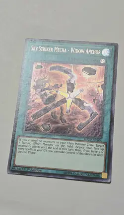 Sky Striker Mecha - Widow Anchor MP19-EN264 2019 Gold Sarcophagus Tin Mega Pack - Image 2