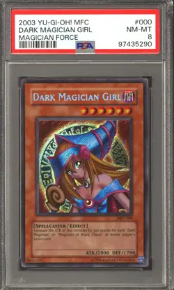 Yu-Gi-Oh Magician's Force Dark Magician Girl MFC-000 PSA 8 *290 - Image 1