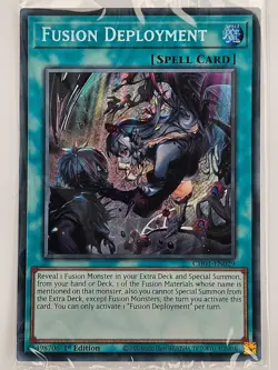 Yu Gi Oh - CH01-EN029 Fusion Deployment - Secret Rare - Sealed - Image 1