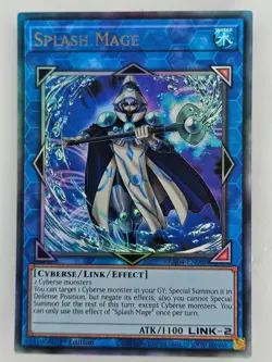 Yu Gi Oh - RA04-EN080 Splash Mage - Prismatic Ultimate Rare - Image 1