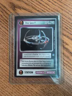 1998 Star Trek Deep Space Nine TCG Black Border Deep Space 9 / Terok Nor Card - Image 2