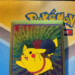 Flying Pikachu Gold Holo TV Animation Edition Series 2 4 Of 5 Topps Pokemon Card - Image 4
