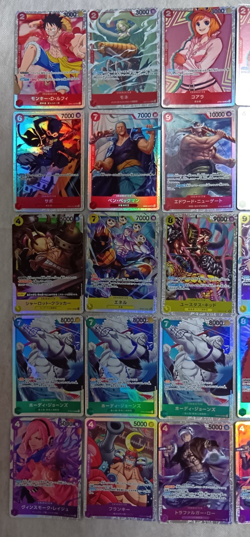 ONE PIECE Card Game Japanese Lot Set 77 SEC SR Free Shipping To Worldwide - Image 2