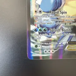 Pokemon Card Blastoise EX XY122 Black Star Promo Full Art Holo Rare MINT / NM - Image 5