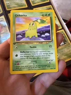 Chikorita - 53/111 - 1st Edition Neo Genesis Set - Pokemon Card - Image 1