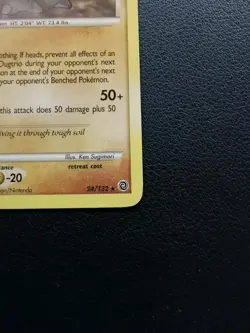 Pokemon Card Dugtrio 24/132 D&P Secret Wonders Non-Holo Rare - Image 5
