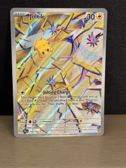 Pokemon Card TCG - Joltik 150/142 - Stellar Crown - Illustration Rare - NM ⭐ - Image 1