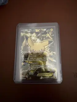 Pokemon TCG Pikachu EX XY124 Black Star Promo Card 2016 Red & Blue Collection - Image 1