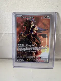 1 x Destined Rivals Zamazenta 201/182 Pack Fresh NM Pokemon Card Great Centering - Image 1