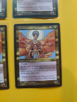 Asmira, Holy Avenger MIRAGE RESERVED LIST PLAYSET Old Vintage. MTG 4 Card - Image 2