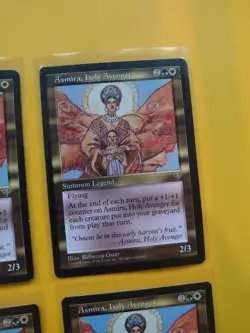 Asmira, Holy Avenger MIRAGE RESERVED LIST PLAYSET Old Vintage. MTG 4 Card - Image 5