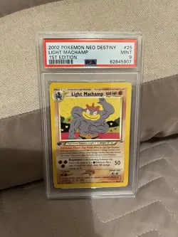 POKEMON CARD - LIGHT MACHAMP PILOSWINE - NEO DESTINY - LIGH PLAYED - EXCELLENT - Image 1
