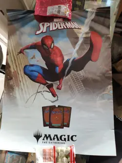 Foil promo poster Spiderman MTG magic - Image 1