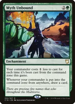 1x - Myth Unbound - #32 - Commander 2018 - NM MTG - Image 1