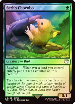 Sazh's Chocobo (0200) - Final Fantasy - Uncommon (Foil) - Image 1