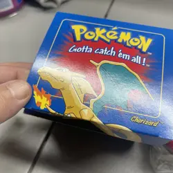1999 Pokemon Burger King Charizard 23K Gold Plated Card & SEALED Pokeball - Image 3