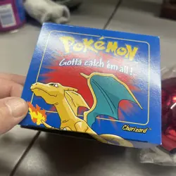 1999 Pokemon Burger King Charizard 23K Gold Plated Card & SEALED Pokeball - Image 4