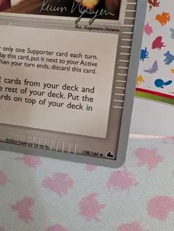 Pokemon TCG Oracle 138/144 World Championships 2004 Kevin Nguyen Near Mint NM - Image 4