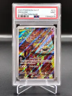 🍀Pokemon PSA 9 Drowzee 210/198 SVI Scarlatto e Violetto ITALIANO bgs graad🍀 - Image 1