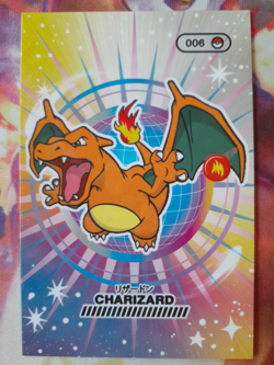 Charizard 006 2024 Peru Pocket Book Set Cracked Ice Holo NOT Official Pokemon NM - Image 1