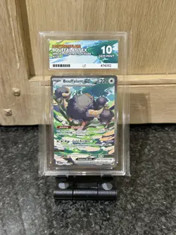 Pokemon Bouffalant EX IR 170/086 White Flare Gem Ace Mint 10 - Perfect Subgrades - Image 1