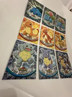 Charizard Blastoise Venusaur Topps pokemon holo ita - Image 2
