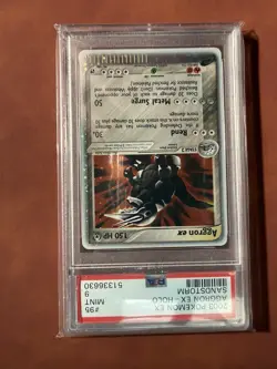 Pokemon TCG Aggron EX Sandstorm Holo Rare Psa 9 - Image 1