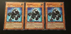 Yu-Gi-Oh! 3x Patroid, CRV-DE006, Common, 1. Auflage, Deutsch, 2x NM, 1x EX - Image 1